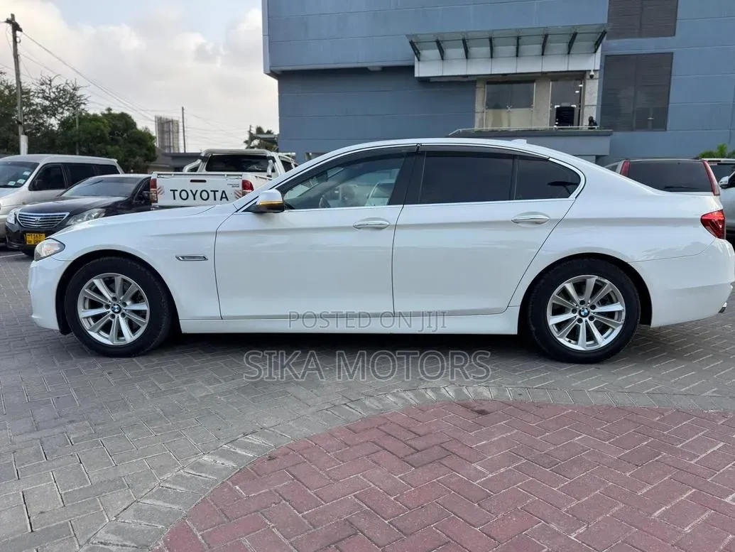 BMW 5 Series 520d 2015 White