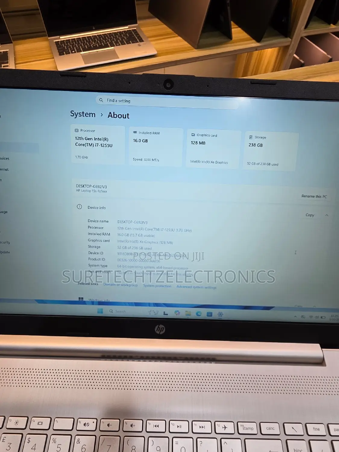 New Laptop HP 15s 16GB Intel Core i7 SSD 1T