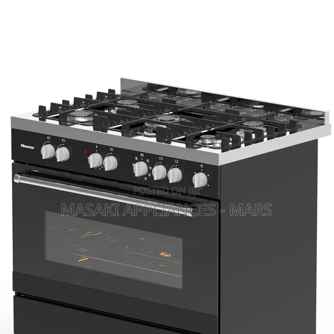 New!! Hisense Gas Cooker Hfs90ga5ebl