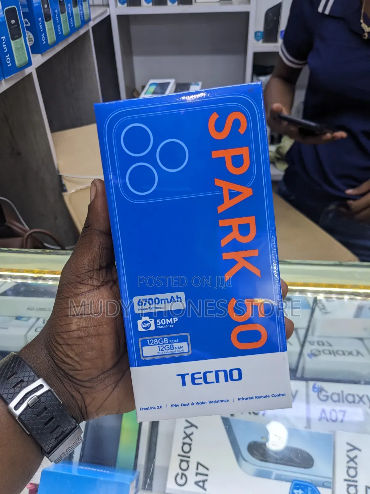 New Tecno Spark 50 128 GB Black