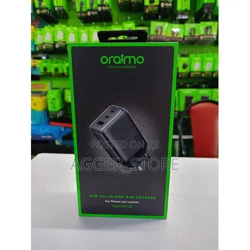 Oraimo Hypergan 65w All in One Chargers in Black