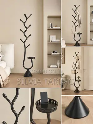 Luxury Gold Coat Bag Stand Rack – Modern Home Organizer