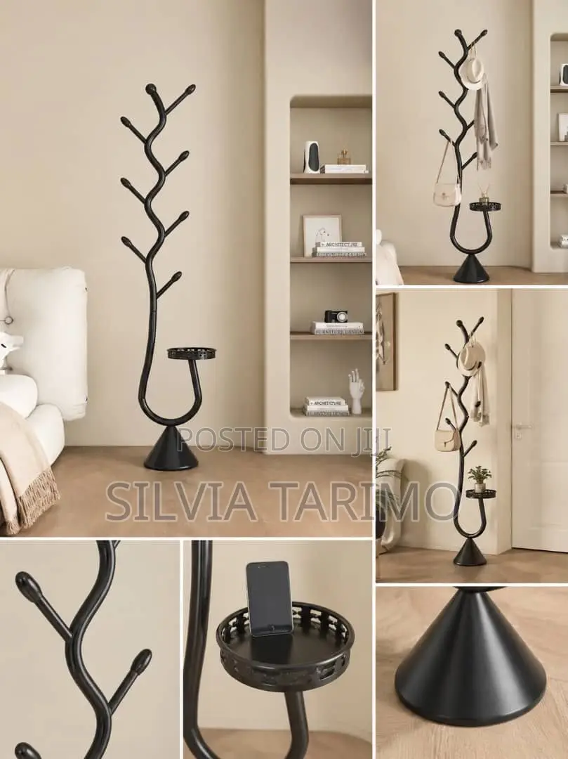 Luxury Gold Coat Bag Stand Rack – Modern Home Organizer