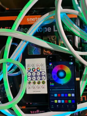 Led Neon Rope Light Mita 5 Rgb – Smart App Na Rimoti Control Mpya