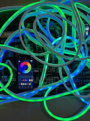 Led Neon Rope Light Mita 5 Rgb – Smart App Na Rimoti Control Mpya