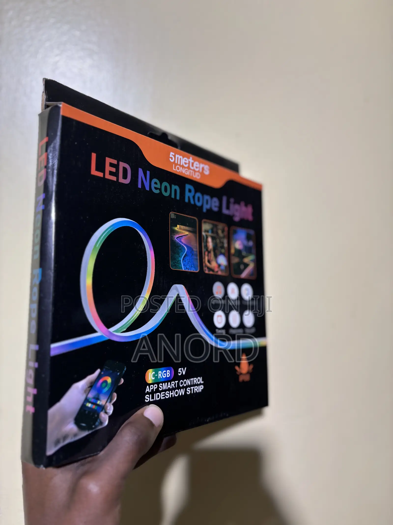 Led Neon Rope Light Mita 5 Rgb – Smart App Na Rimoti Control Mpya