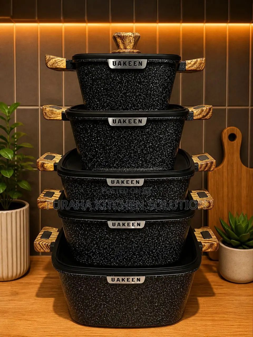 Uakeen Sufuria Set 5pcs