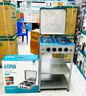Winning Star Gas Stove 4 Burners (Full Gas) With Stand