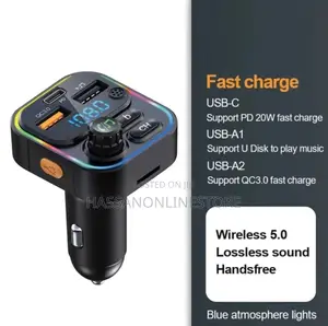Budi Cct05b Bluetooth Fm Transmitter Car Charger