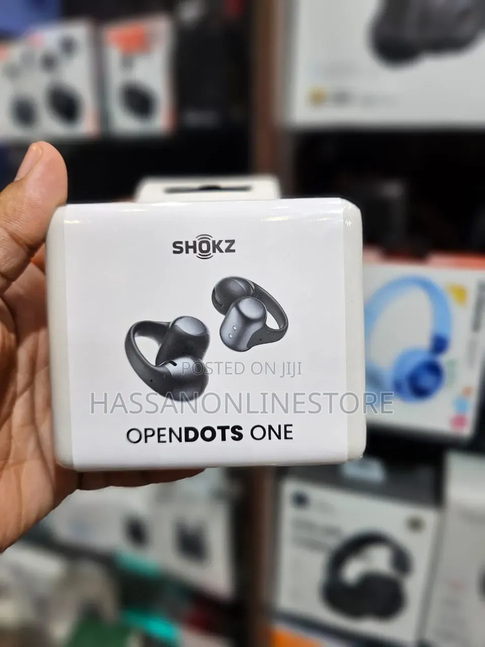 Shokz Opendots One Wireless Open-Ear, Clip-on Earbuds