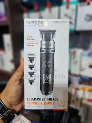 Porodo Lifestyle Edgemaster T-Blade Trimmer Shaver - Black