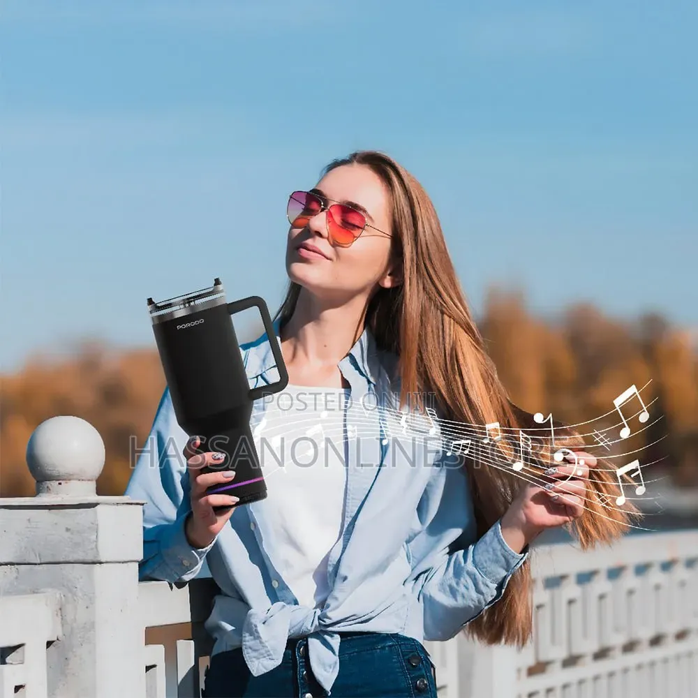 Porodo Lifestyle Hydrotunes Bluetooth Speaker Tumbler