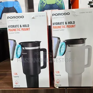 Porodo Lifestyle Hydrate Hold Magnetic Mount 40oz Insulated Tumble