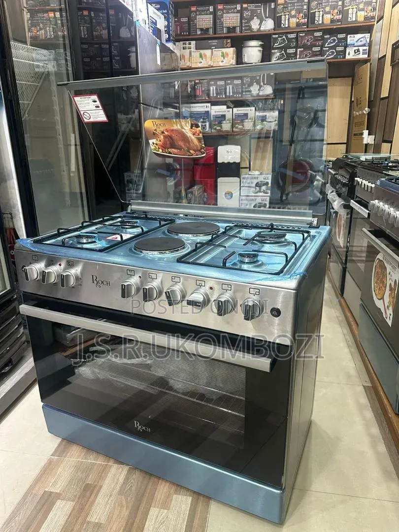 Roch 4 Gas and 2 Electric Plate Cooker With Oven 90×60