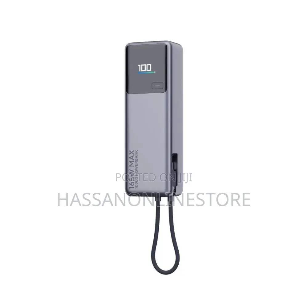 Xiaomi 165w Power Bank 10000mah (Integrated Cable)