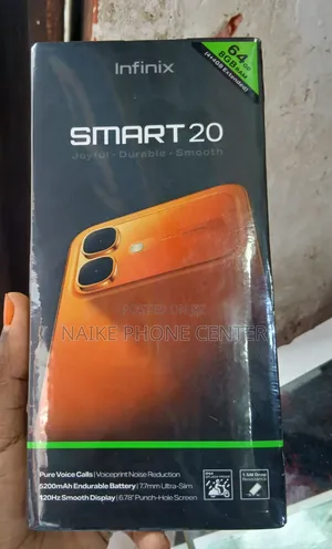 New Infinix Smart 20 64 GB Black