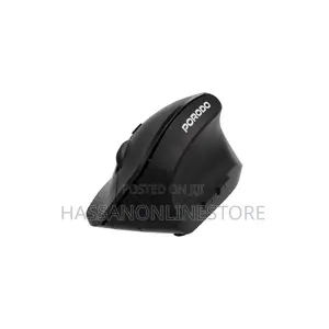 Porodo Vertical 4000 Dpi Wireless Mouse - Black