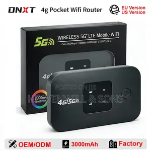 Universal Pocket Wifi Router 4g/5g–300mbps–16 Users | Battery 16 Hours