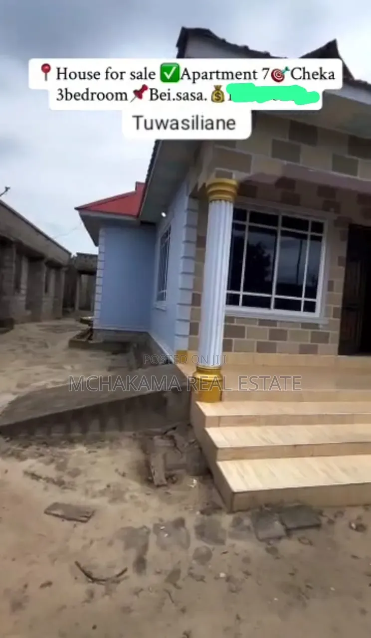 3bdrm House in Mchakama Real Estate, Kigamboni for sale