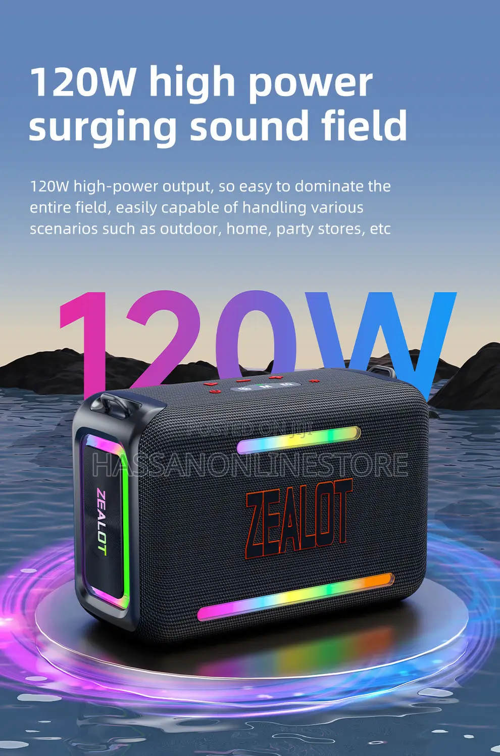 Zealot S95 120w Karaoke Speaker With Single Microphone