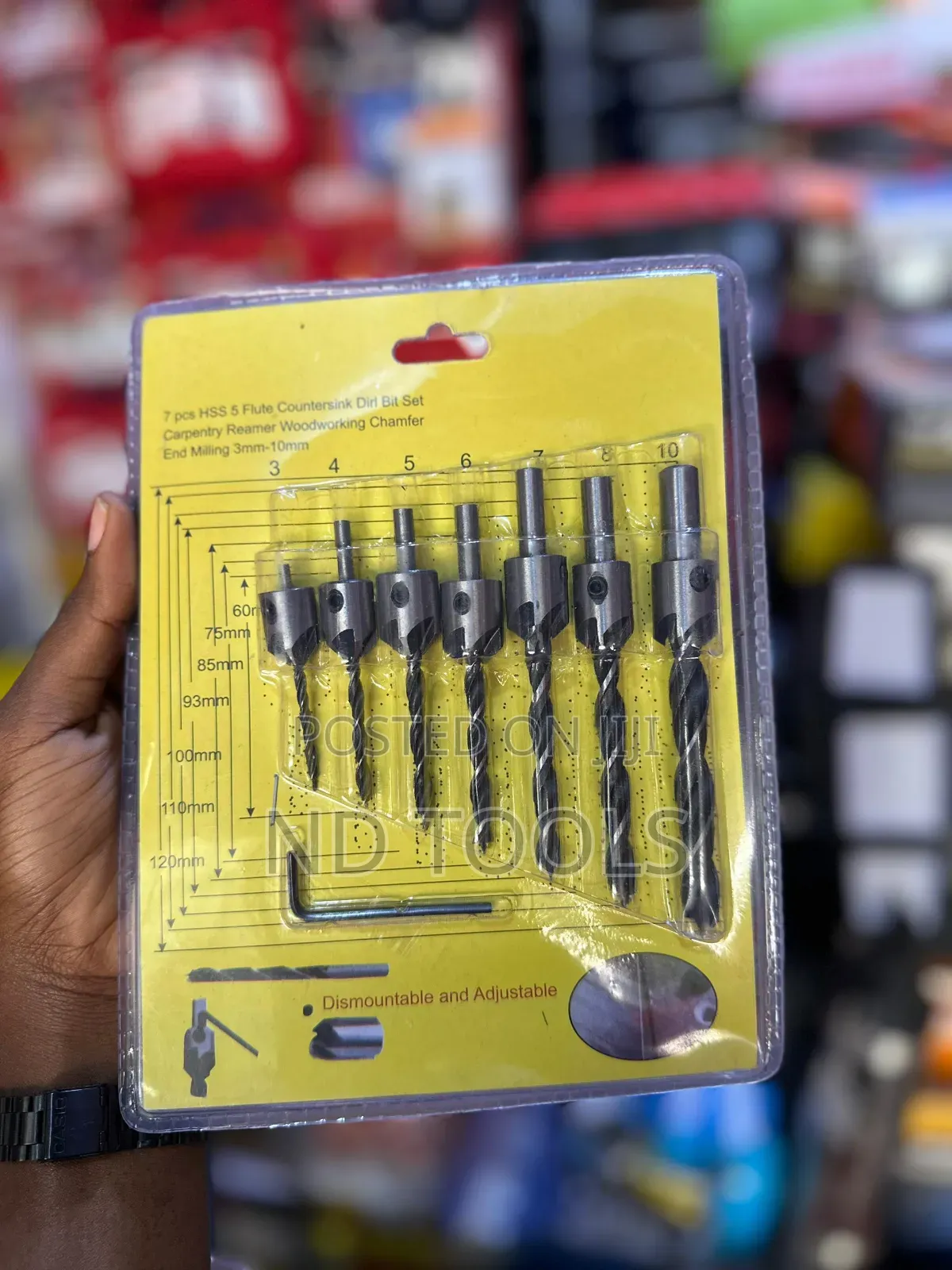Hss Step Drill Bit Set 7pcs/ Counter Bore Drill Bit Set