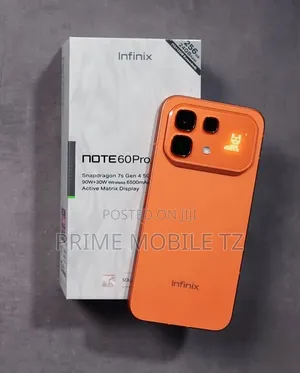 New Infinix Note 60 Pro 256 GB Orange