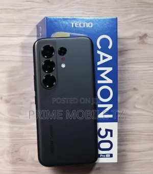 New Tecno Camon 50 Pro 256 GB Black