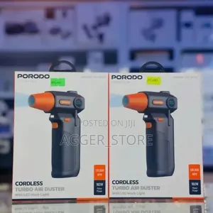 Porodo Lifestyle Cordless Turbo Air Dusters With Led Work Light.