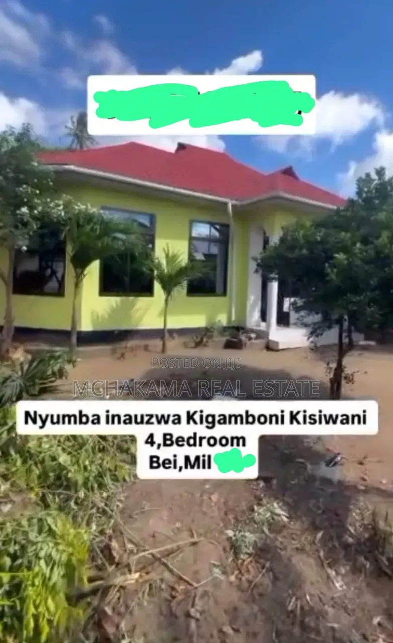 3bdrm House in Mchakama Real Estate, Kigamboni for sale
