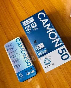 New Tecno Camon 50 256 GB Black