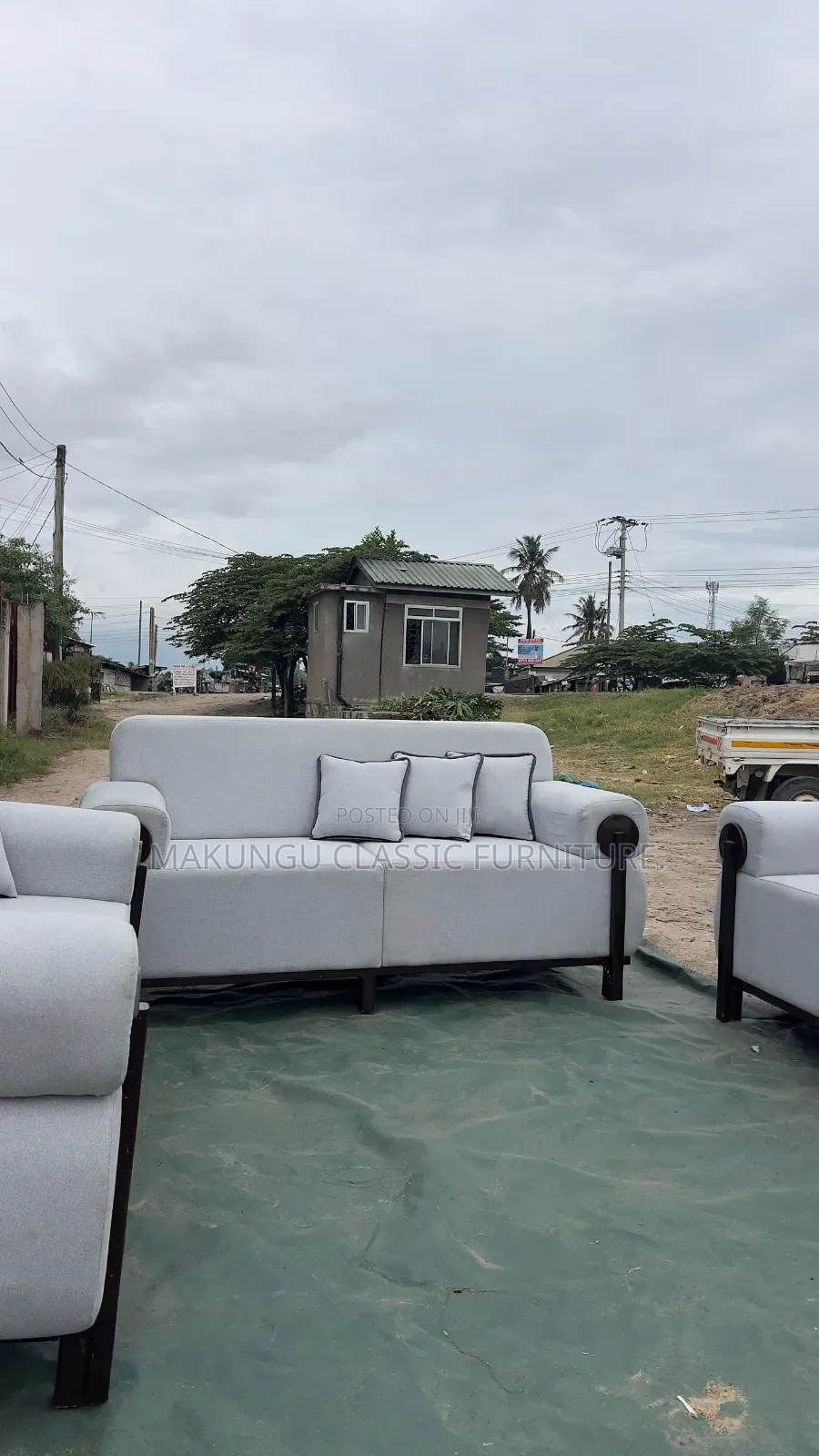 Sofa Sets Za 2,2,1 Ni Simple Na Smooth Materials