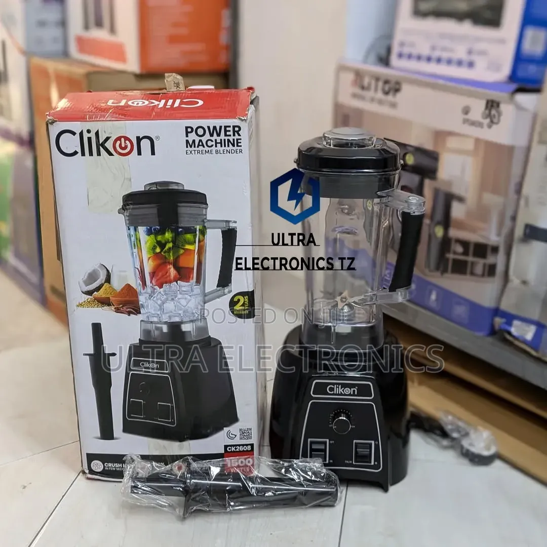 Clikon Powerful Machine Extreme Blender With 1500w and 2 L Capacity 