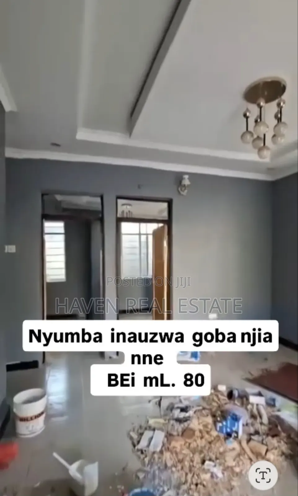 3bdrm House in Goba for sale