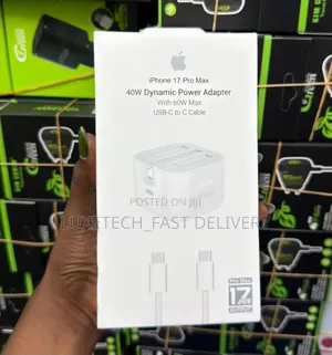 iPhone 17 Pro Max Charger 60w Maximum With Type C to Type C Cable