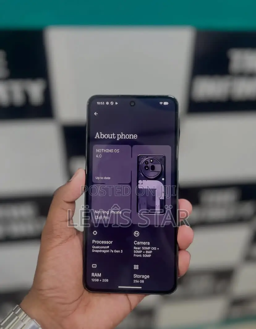 New Nothing Phone 3a Pro 256 GB Gray
