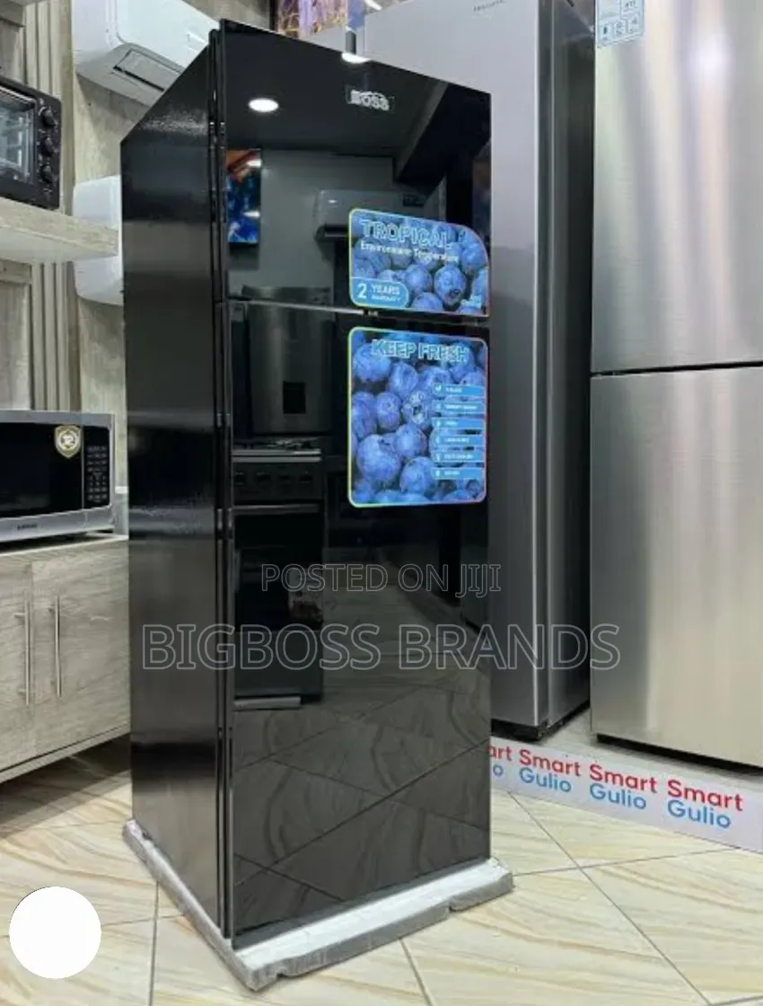 Boss Fridge 202blk Kioo