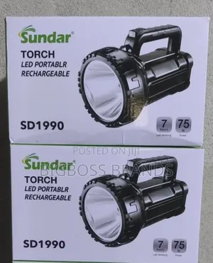 Sundar Rechargeable Torch Tochi Kubwa Ya Kibabe