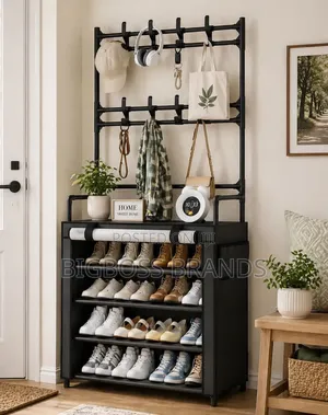 Multi-Function Shoes and Hat Rack Dimensions:165*80*32cm Size:5 Layers