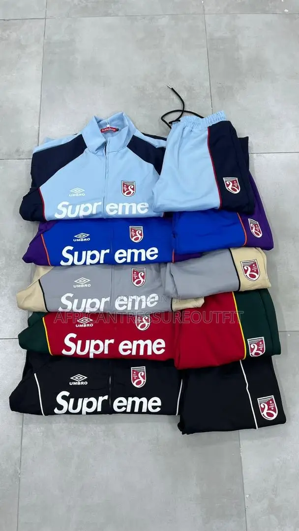 Supreme Collaborated With Umbro Fleece Zip-Up Jackets Available