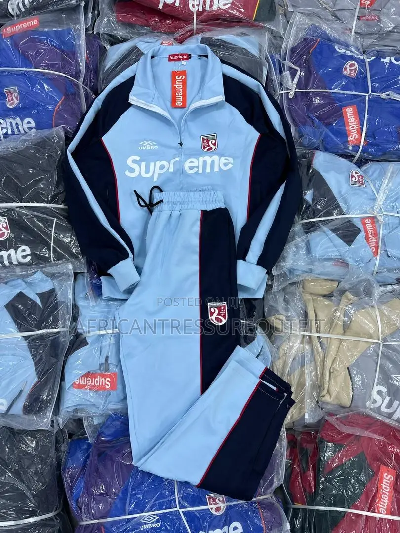 Supreme Collaborated With Umbro Fleece Zip-Up Jackets Available