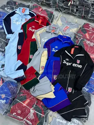 Supreme Collaborated With Umbro Fleece Zip-Up Jackets Available