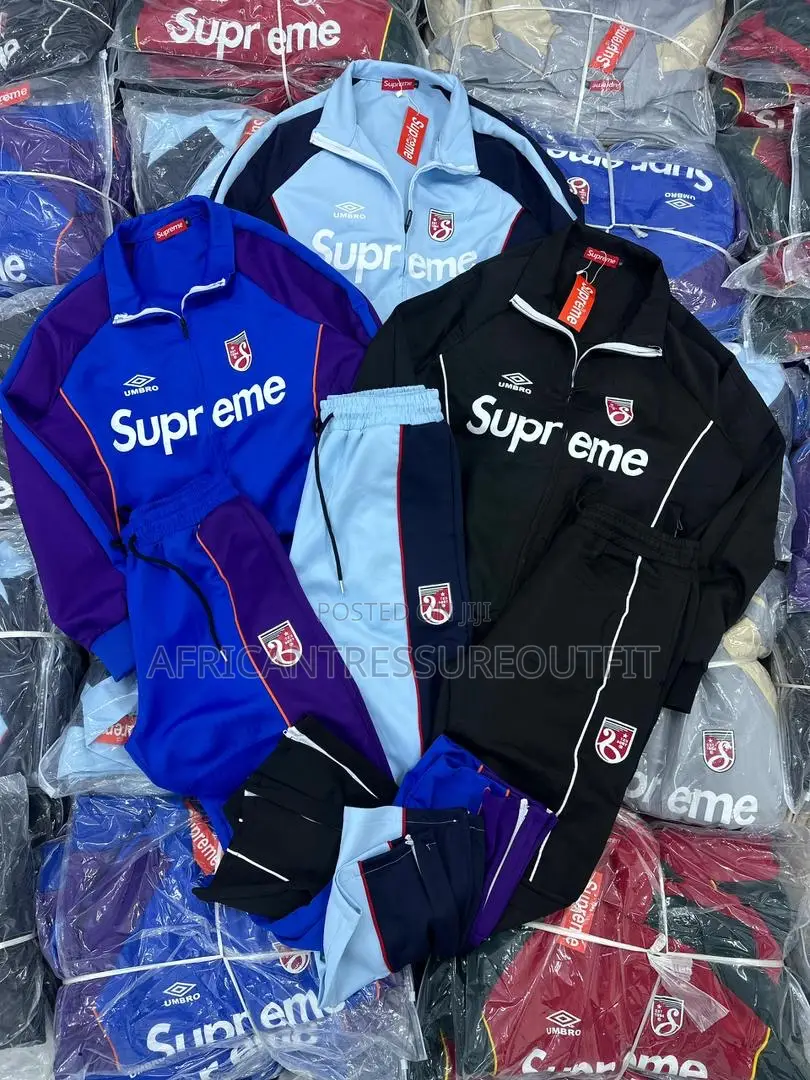 Supreme Collaborated With Umbro Fleece Zip-Up Jackets Available