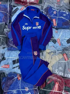 Supreme Collaborated With Umbro Fleece Zip-Up Jackets Available