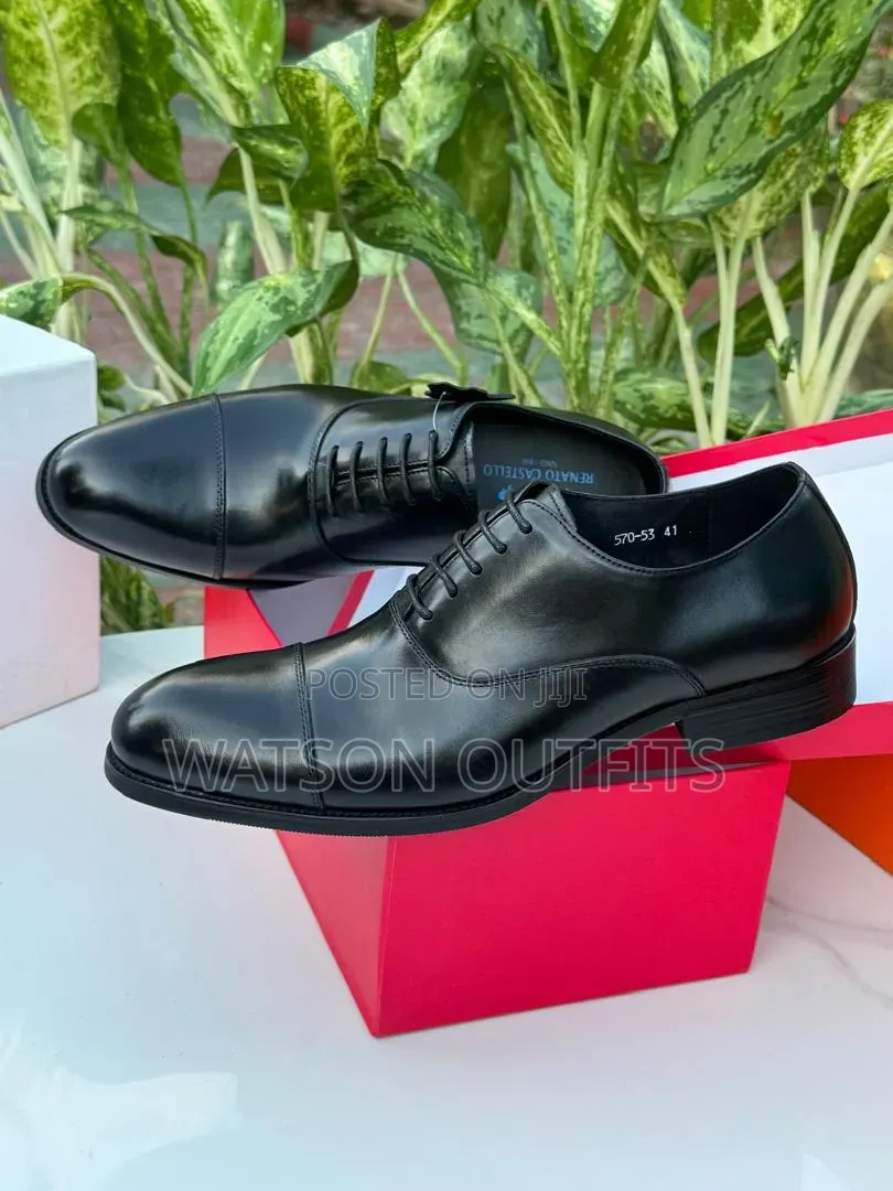 Renato Castello and Franco Banneti Brands Men's Leather Shoes or Mocca