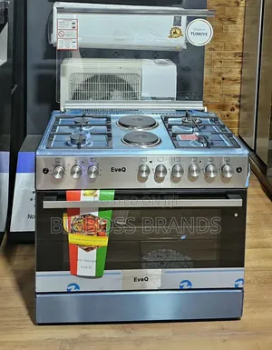 Evoq Cooker
4 Gas + 2 Electric Plate Electric Oven