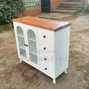 Natural Wooden Storage Cabinet