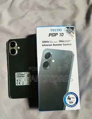New Tecno Pop 10 64 GB Black