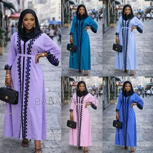 High-Quality Women's Abaya Dresses Floor-Length Dressing