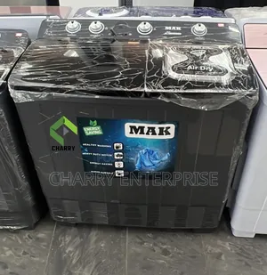 Semi Auto Mak Washing Machine 15kg Kwa Biashara Na Hata Nyumbani
