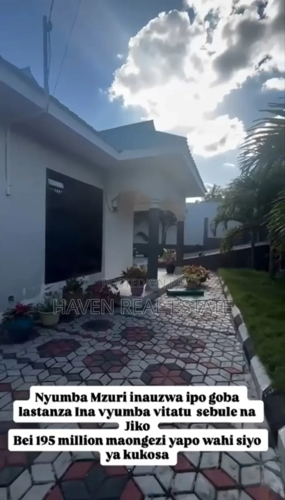 3bdrm House in Goba for sale